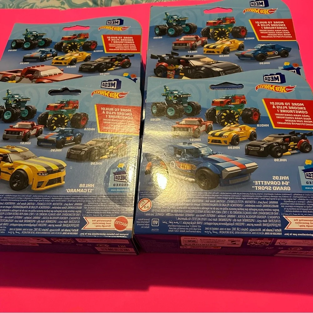 Kids Toy Car Set - Blue, Red, Yellow‎